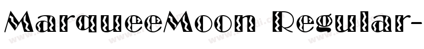 MarqueeMoon Regular字体转换